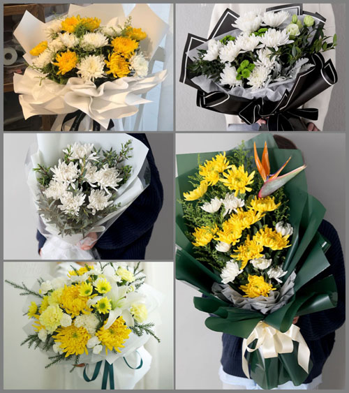 广东梅州市丰顺县汤坑镇东秀村白事花束代送